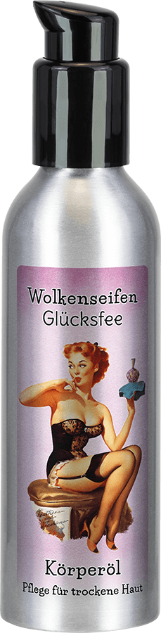 Körperöl Lady in Red ohne Hintergrund