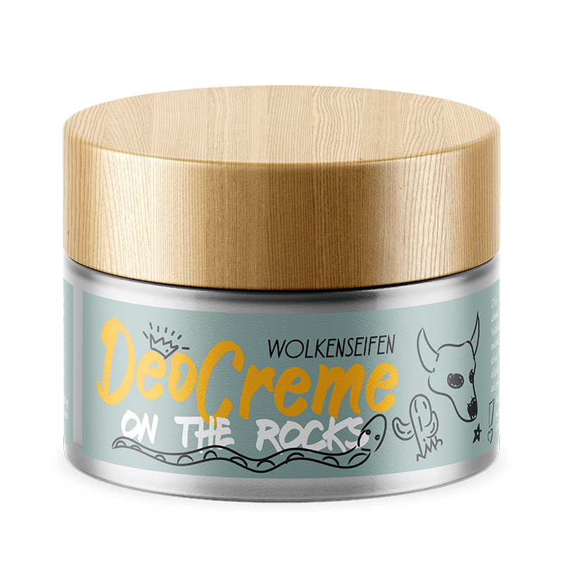 Deocreme On the Rocks Glastiegel ohne Hintergrund