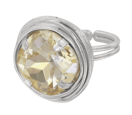 Global Glam Ring Beige Global Glam Ring Beige