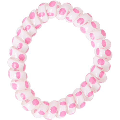 Spiral-Haargummis Pink-Mix