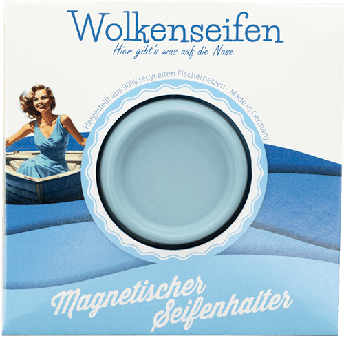 Magnetseifenhalter hellblau