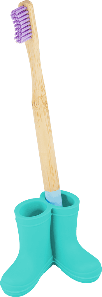 Zahnbürstenhalter Gummistiefel