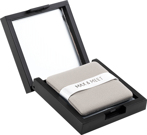 Blotting Paper schwarz Wolkenseifen blottingpaper Box mit Spiegel