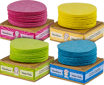 Waschbare Watte-Pads Pink Waschbare Watte-Pads pink ohne Hintergrund