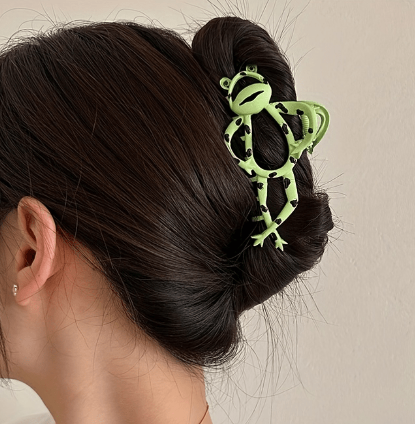 Haarkralle Frosch Haarkralle Frosch