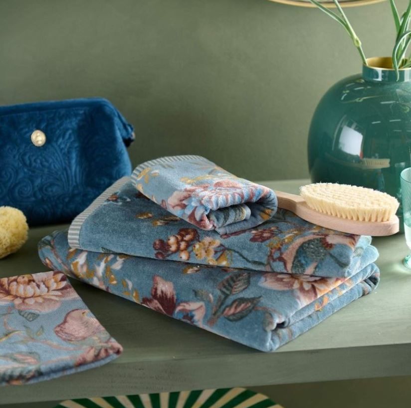 Handtuch Secret Garden Blau