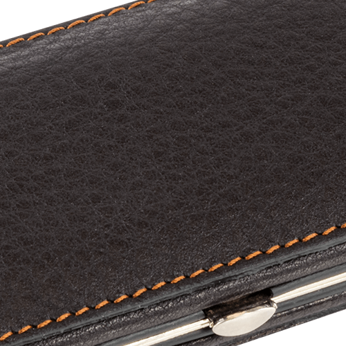 Maniküre-Etui Leder Dunkelbraun leer (klein) Maniküre-Etui Leder Dunkelbraun leer (klein)