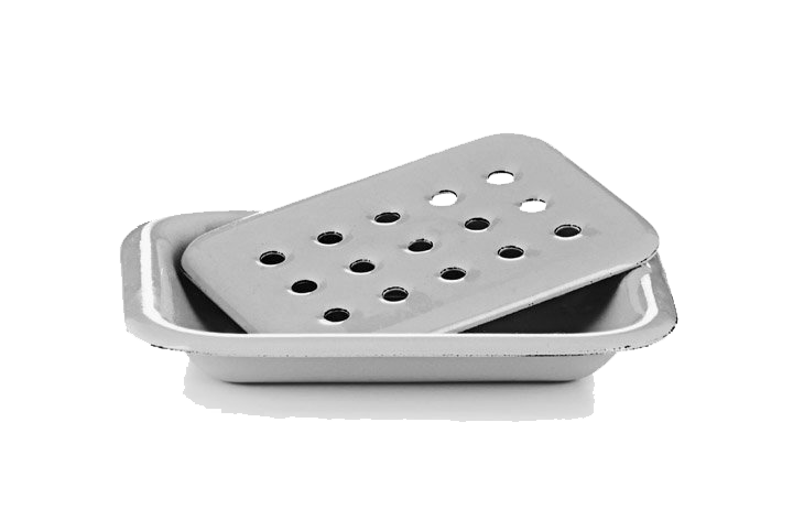 Seifenablage Emaille stehend Grau Seifenablage Emaille stehend Grau ohne Hintergrund