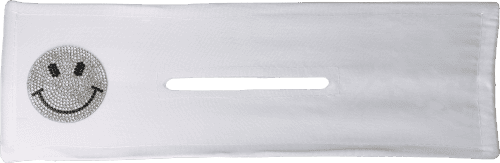 Bun Maker Glitzer-Smiley weiß