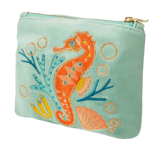 Samttasche Seepferdchen
 