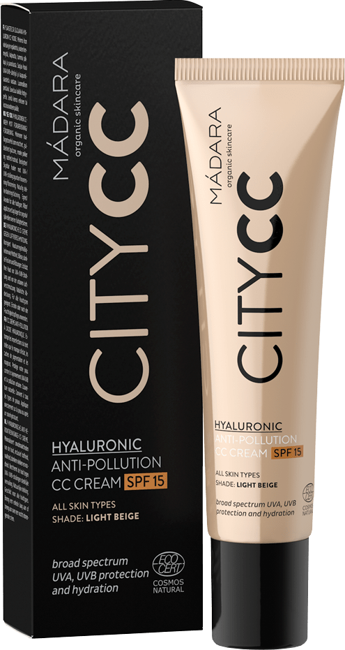 Hyaluronic Anti-Pollution CC Cream SPF 15 LIGHT Madara Hyaluronic Anti-Pollution CC Cream SPF 15 LIGHT ohne Hintergrund