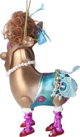 Anhänger Glitzer-Esel türkis Anhänger Glitzer-Esel türkis