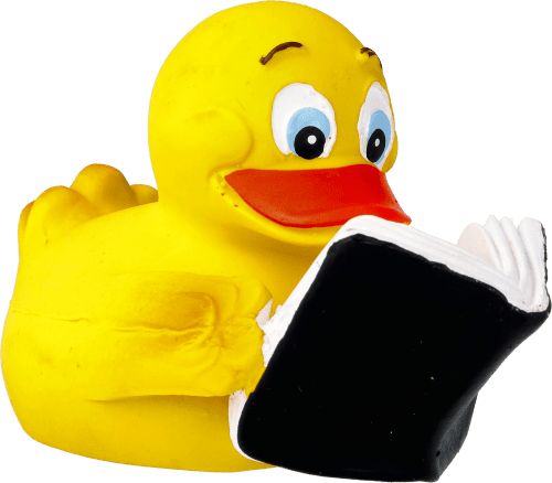 Badeente Book Duck Lanco Bunny Duck Badeente