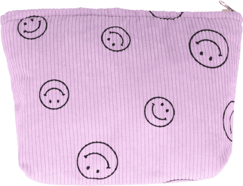 Kosmetiktasche Smiley purple Kosmetiktasche Smiley purple