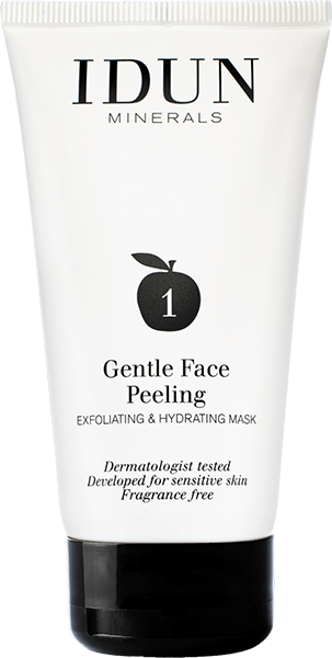 Gentle Face Peeling mit Apfelsäure IDUN Gentle Face Peeling mit Apfelsäure ohne Hintergrund