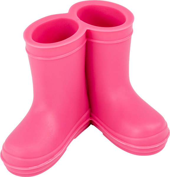 Zahnbürstenhalter Gummistiefel Pink Silikon Zahnbürstenhalter Gummistiefel