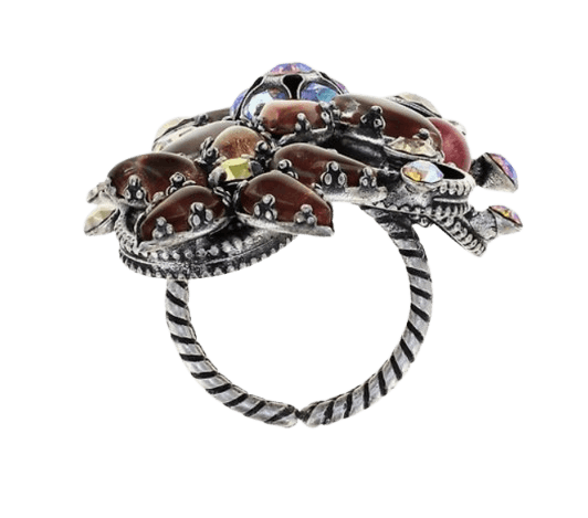 Twisted Flower Ring Braun Twisted Flower Ring Braun