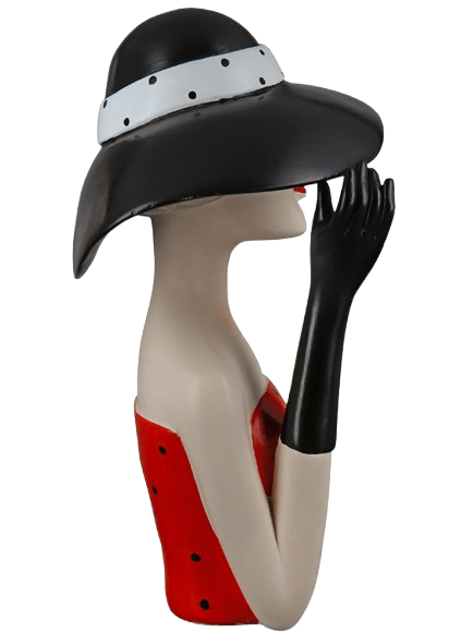 Lady mit schwarzem Hut Lady mit schwarzem Hut