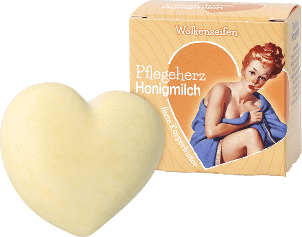 Pflegeherz Honigmilch Pflegeherz Honigmilch ohne Hintergrund