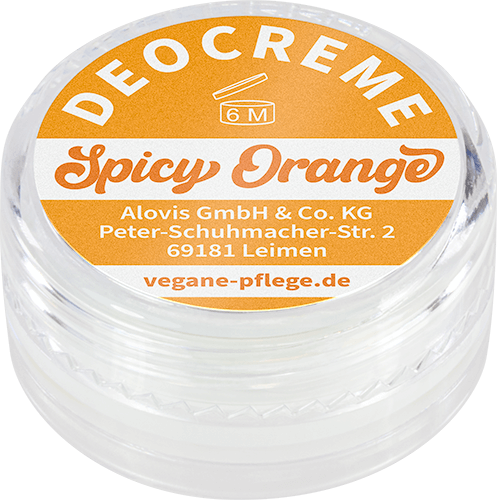 Deocremeprobe Spicy Orange Wolkenseifen Deocreme Probe