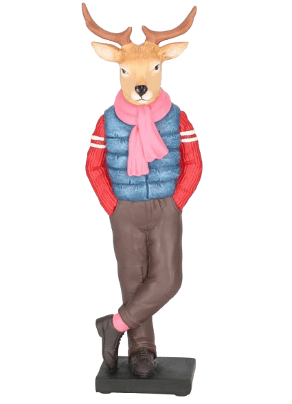 Rudolf mit Schal Weihnachtsdeko Rudolf mit Schal