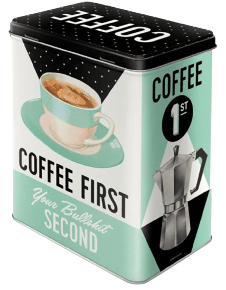 Geschenkdose Coffee First Geschenkdose Coffee First