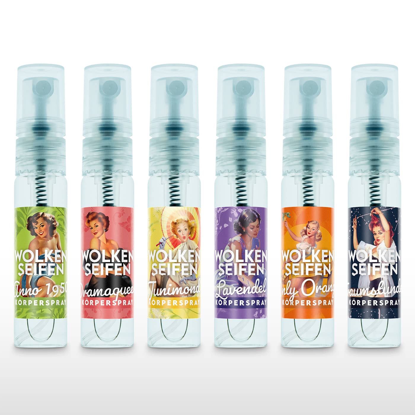 Körperspray Probenset Sonne