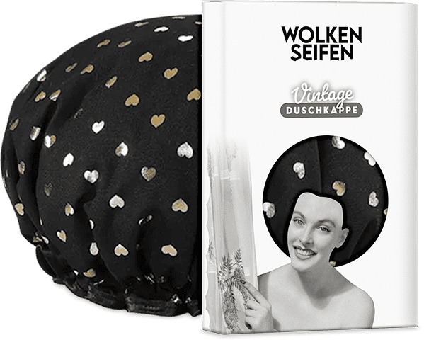 Showercap Love Black Showercap Love Black