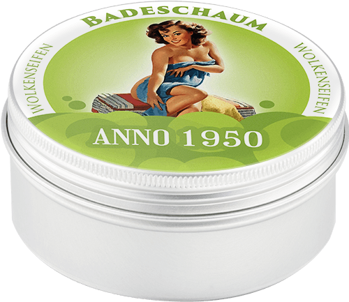 Badeschaum Anno 1950 ohne Hintergrund