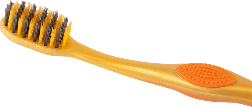 ABS Zahnbürste Gold Orange