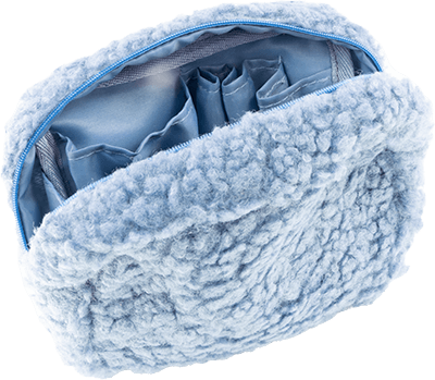Plüschtasche Blau Plüschtasche Blau