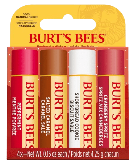Festive Fix Holiday Lip Balm Set Burt`s Bees Festive Fiy Holiday Lip Balm Set ohne Hintergrund