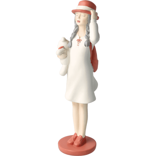 Mädchen mit Teddy peach Mädchen mit Teddy peach