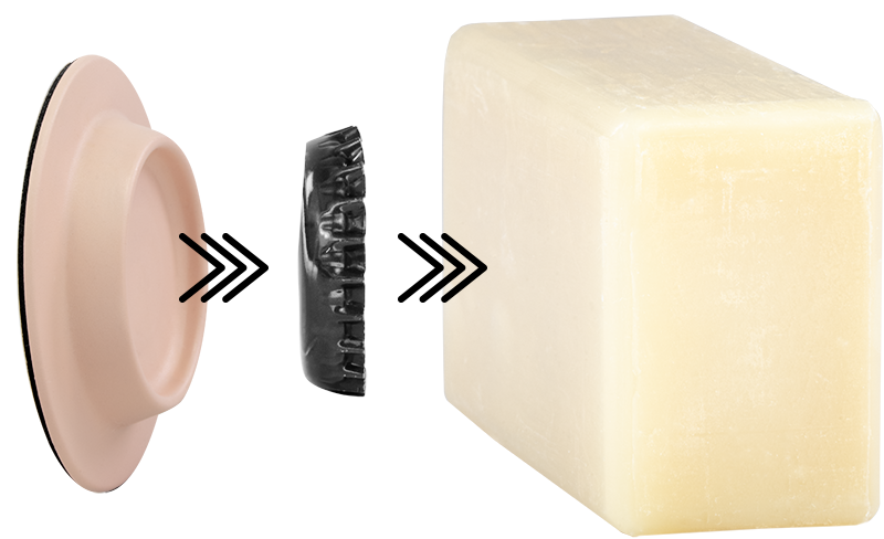 Magnetseifenhalter peach Magnetseifenhalter peach