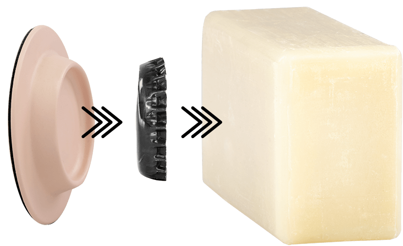 Magnetseifenhalter peach Magnetseifenhalter peach