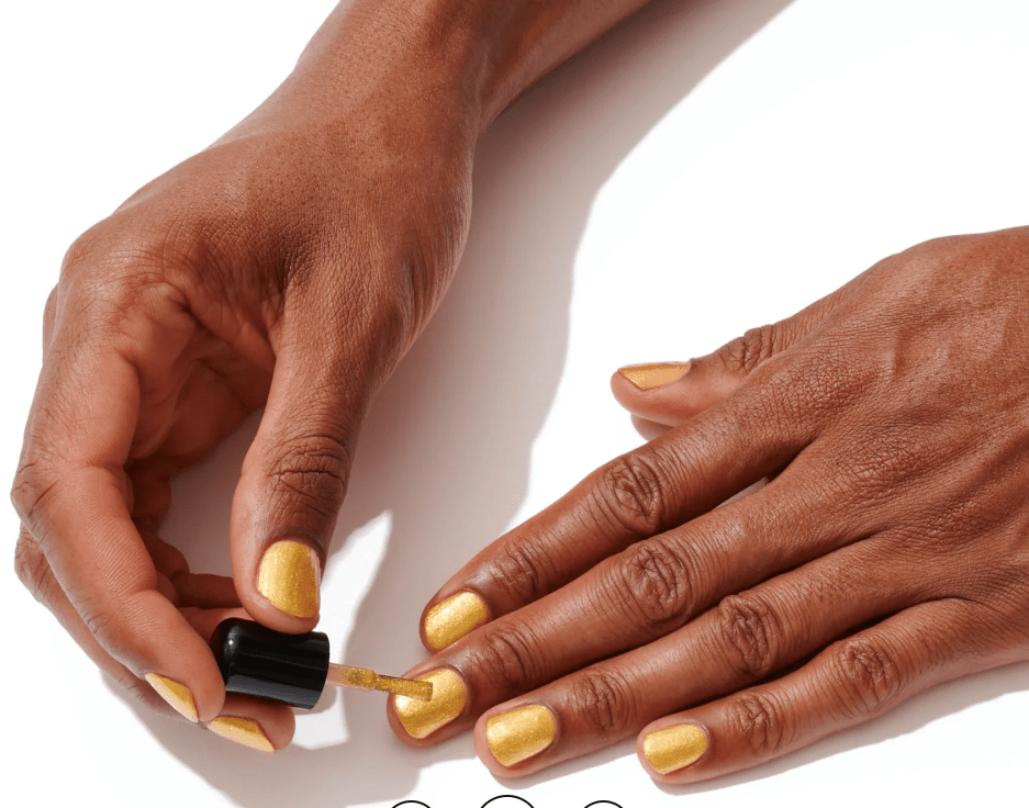Bioglitzer-Nagellack Gold