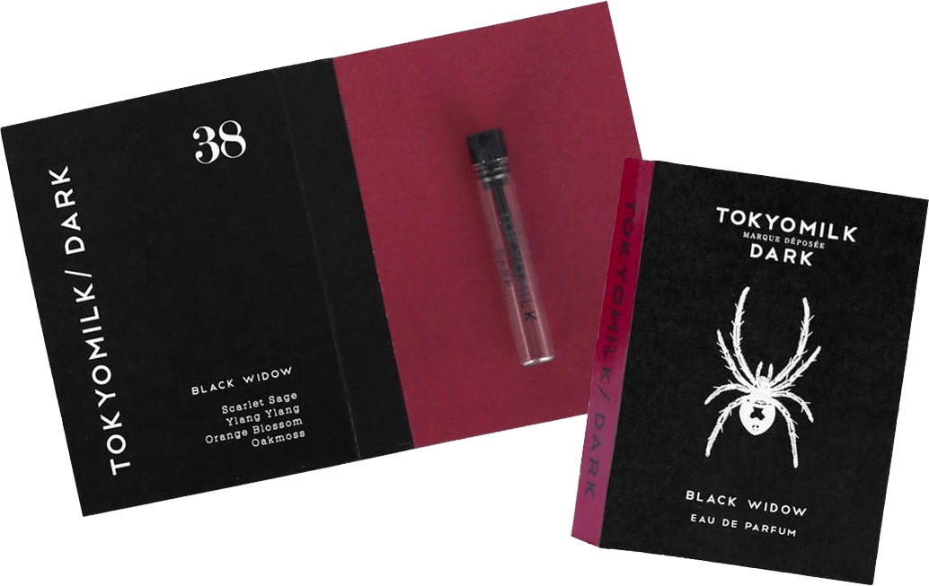 Probe EdP Black Widow No. 38 Probe Tokyomilk Dark EdP Black Widow No. 38 ohne Hintergrund