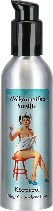 Körperöl Sensitiv ohne Hintergrund
