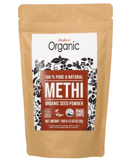 Methi Powder Radico - Methi Powder ohne Hintergrund