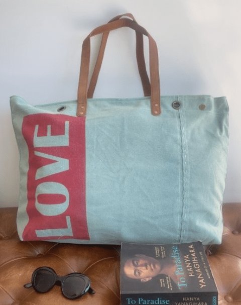Segeltuchtasche Love Mint
