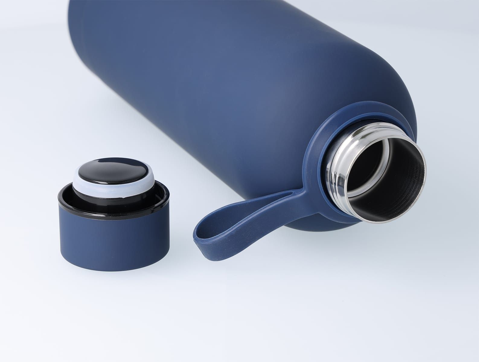 Edelstahl Trinkflasche Indigo