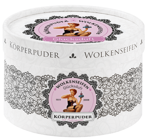 Körperpuder (Trockenshampoo) Glücksfee ohne Hintergrund