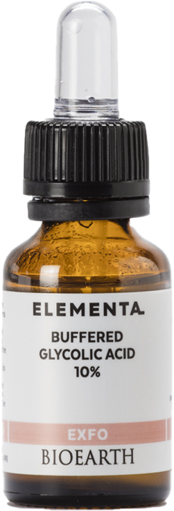 ELEMENTA Gepufferte Glykolsäure 10% Bioearth ELEMENTA Gepufferte Glykolsäure 10% ohne Hintergrund