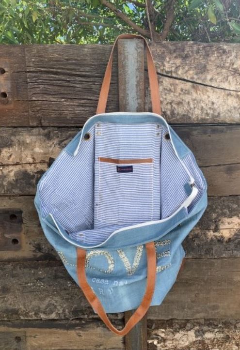 Segeltuchtasche Denim