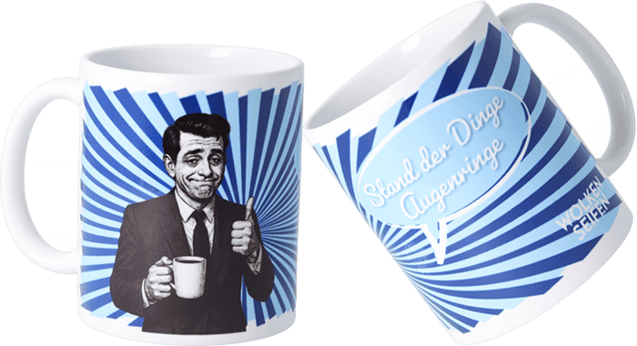 Tasse Augenringe Wolkenseifen Sprüche-Tasse Augenringe