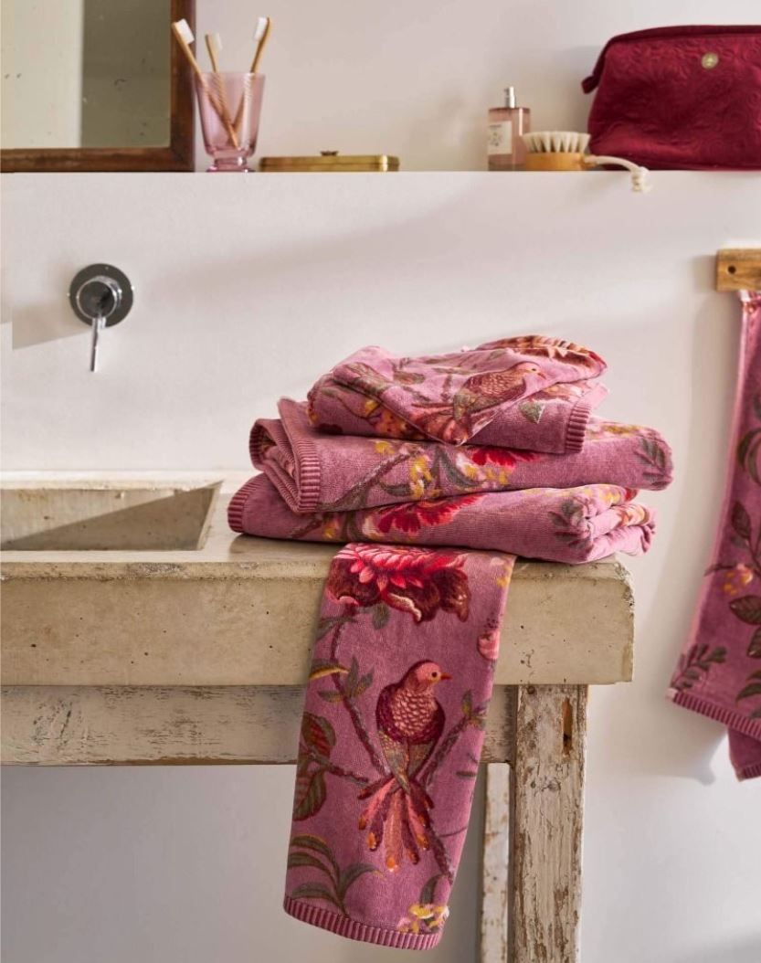 Gästehandtuch Secret Garden Pink