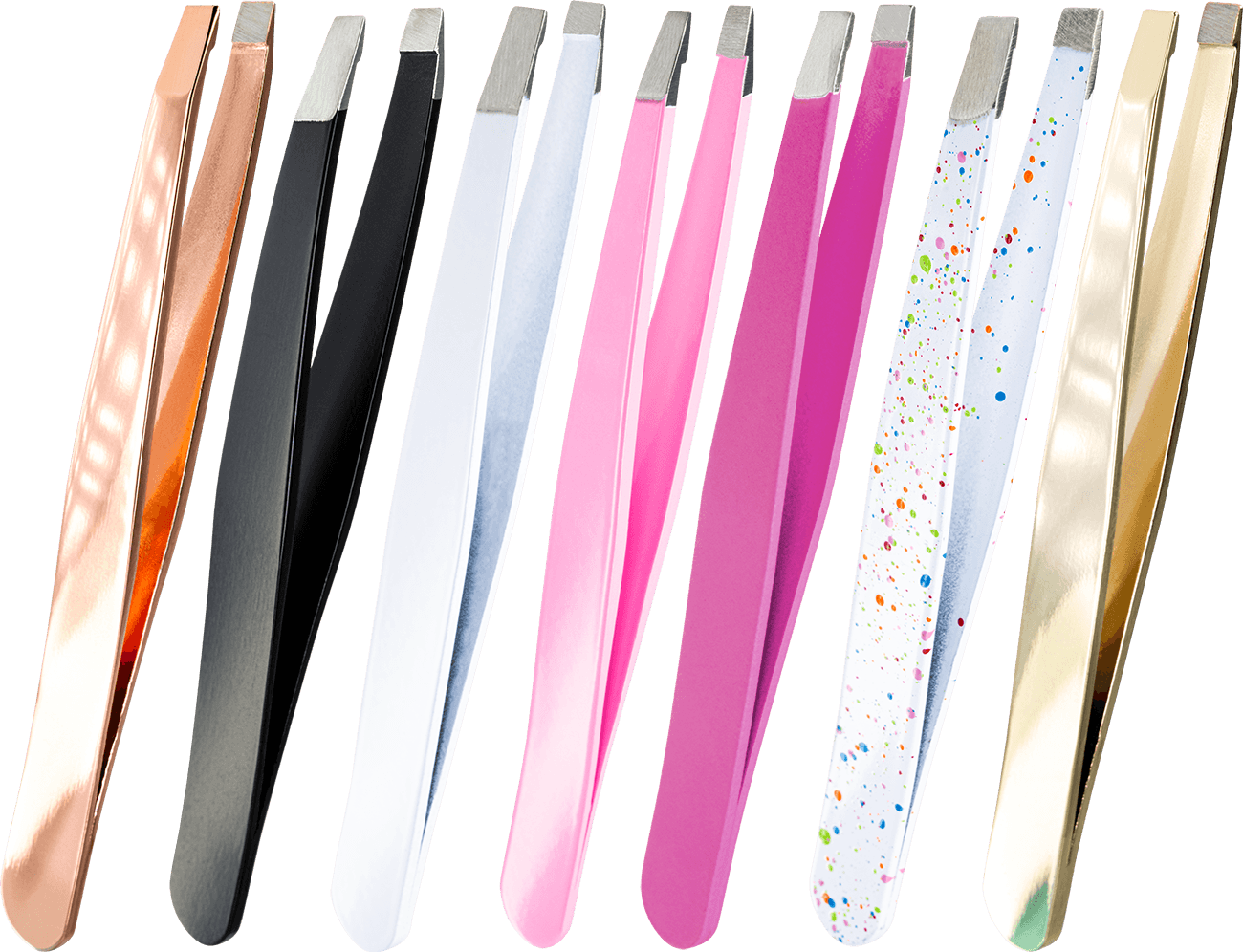 Kosmetik-Pinzette schräg Kosmetik-Pinzette schräg ohne Hintergrund