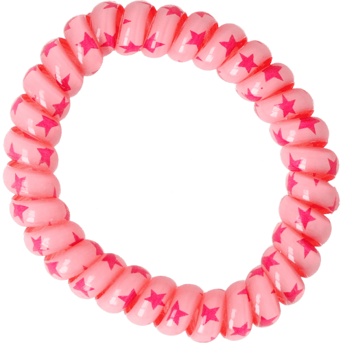 Spiral-Haargummis Pink-Mix