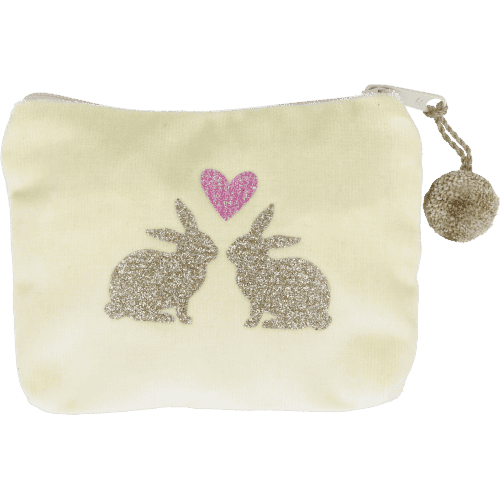 Tasche-HD mini Hasen Gelb Samt-Kosmetiktasche Dreams ohne Hintergrund