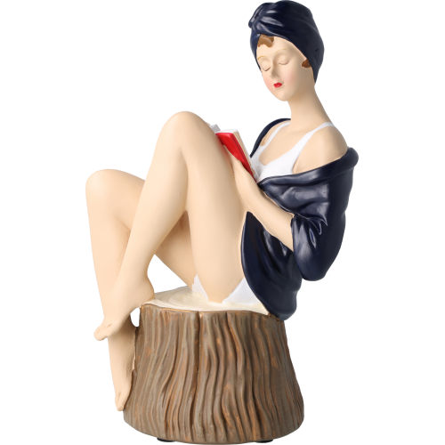 Pinup Schwimmerin mit Buch Pinup Schwimmerin mit Buch